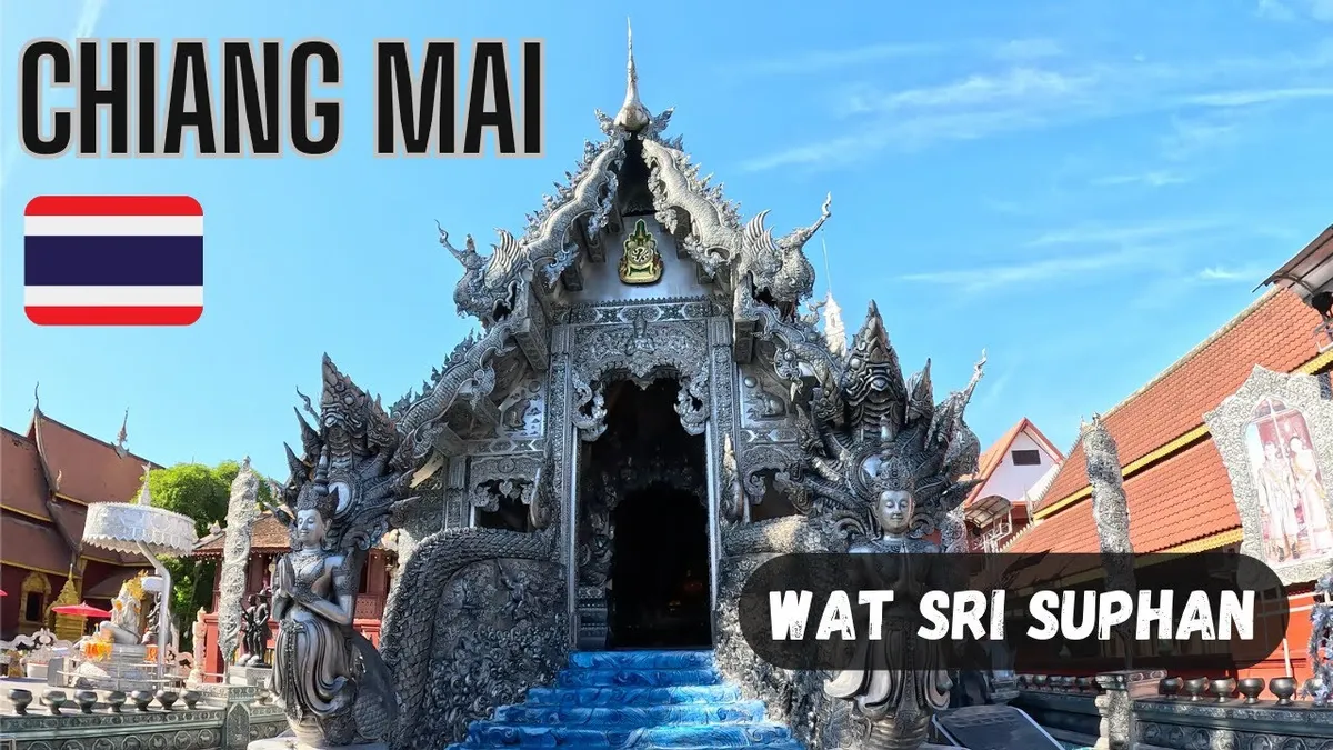Wat Sri Suphan, or the Silver Temple, in Chiang Mai, Thailand