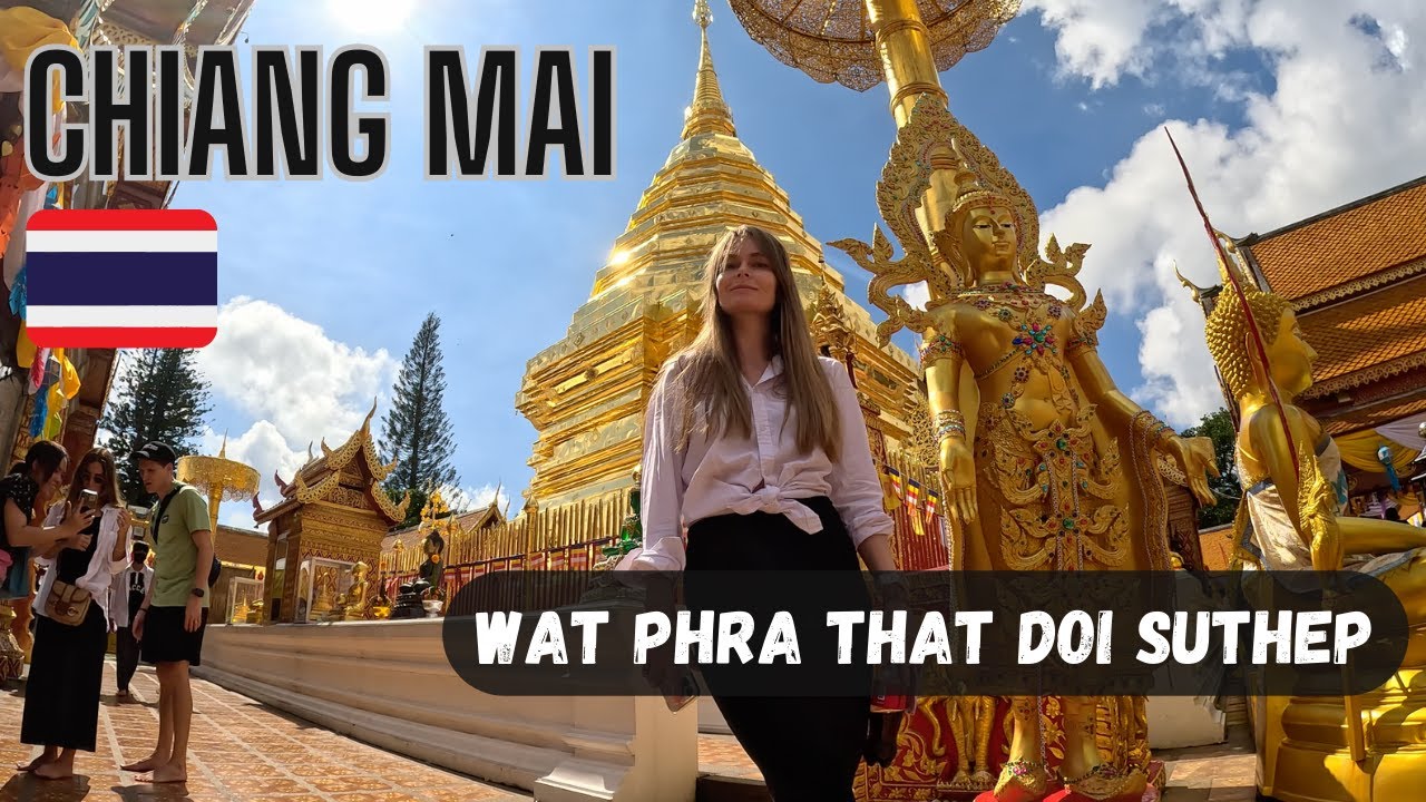 Wat Phra That Doi Suthep, perched atop Doi Suthep mountain in Chiang Mai, Thailand (4K | HDR)