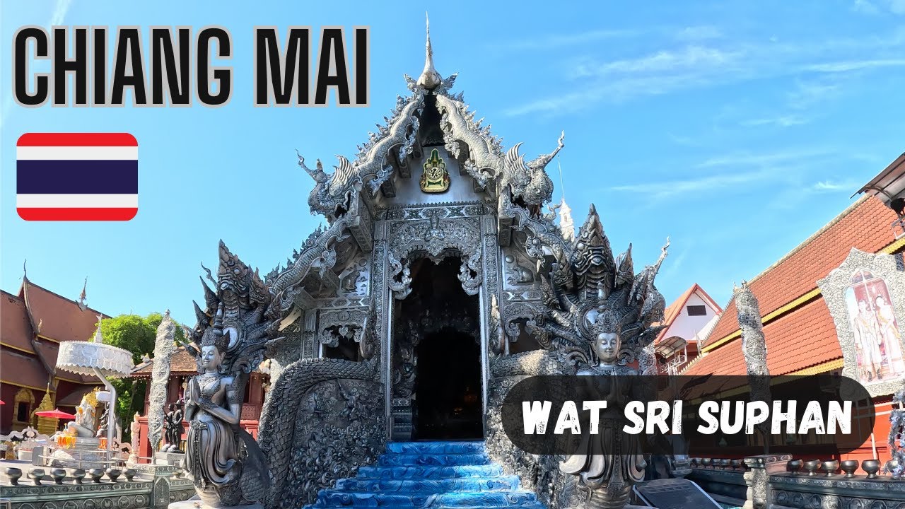 Wat Sri Suphan, or the Silver Temple, in Chiang Mai, Thailand